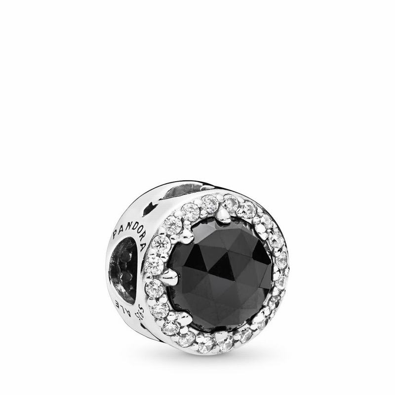 Pandora Disney Evil Queen’s Black Magic Charm Ireland - Sterling Silver/Black/Mixed Stones/Cubic Zir